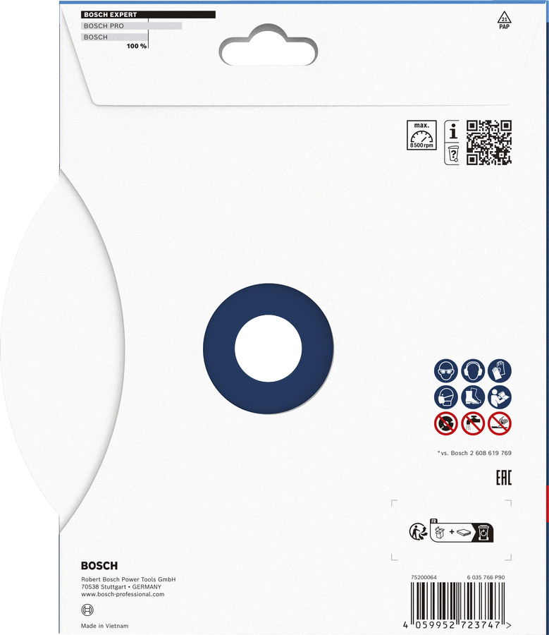 Diamantový řezný kotouč Bosch EXPERT na kov 180 mm.